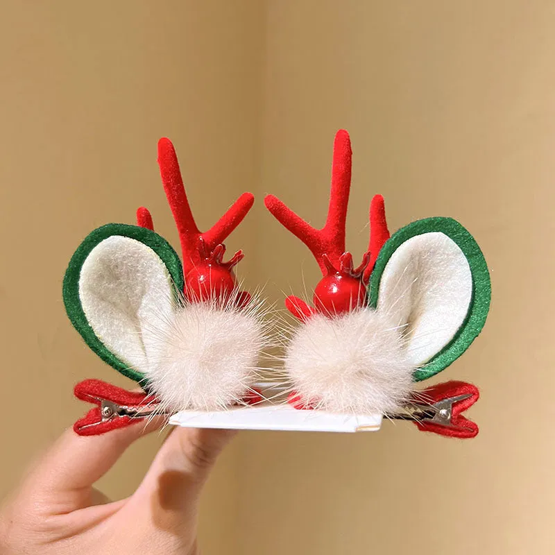 Girls Cute Moose Antlers Christmas Hair Bands Hair Accessories