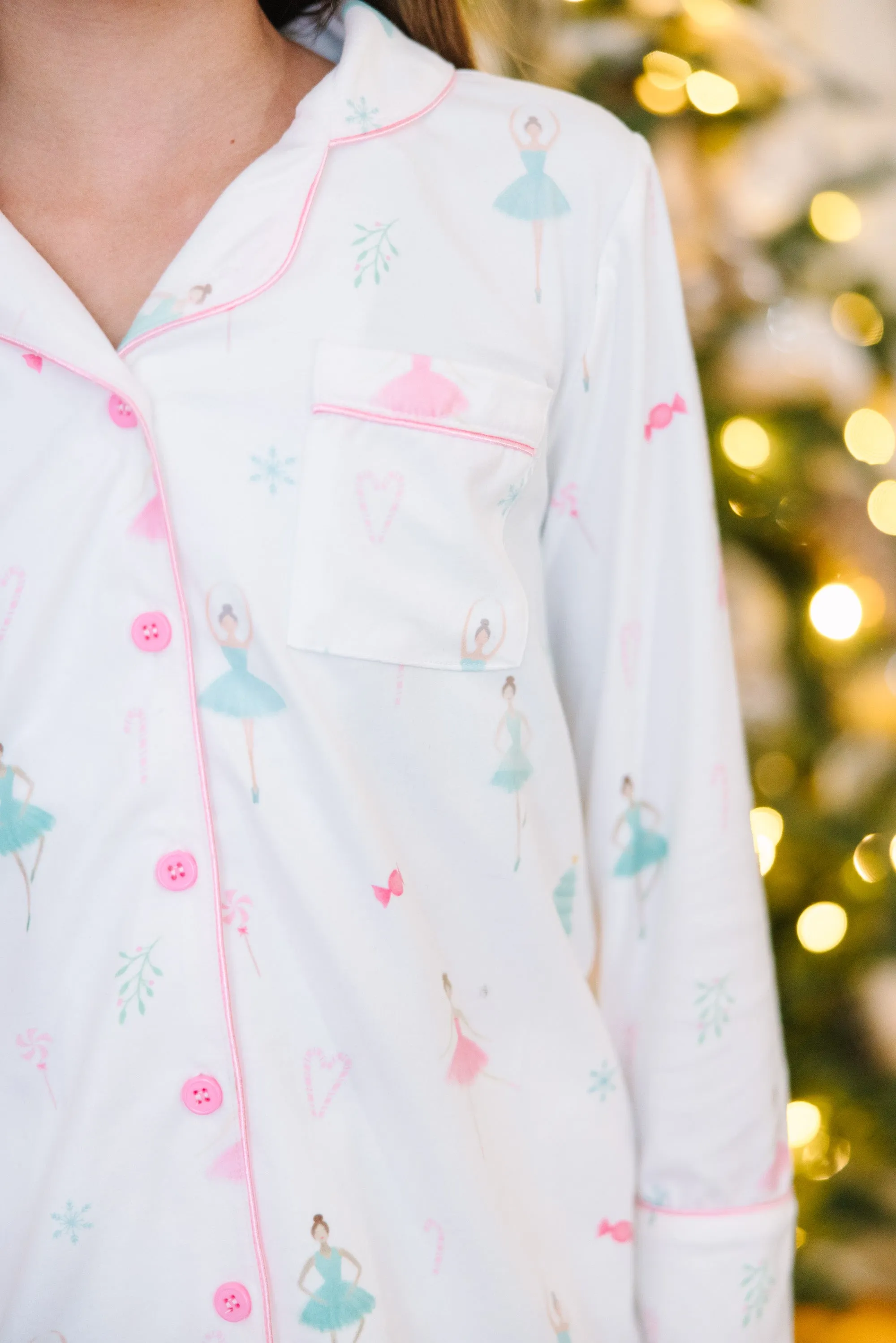 Girls: Staying In Ballerina L/S Pajama Set