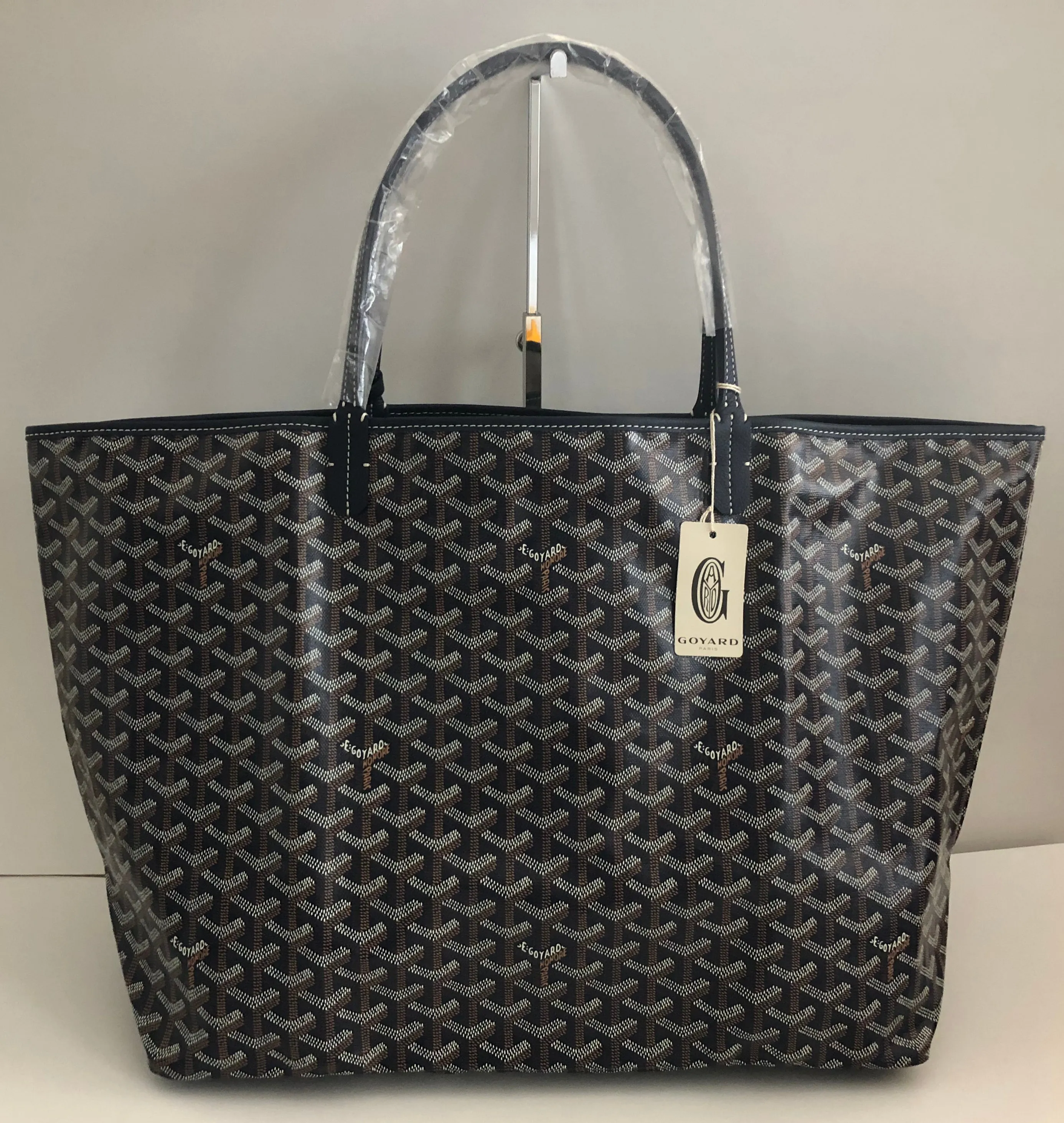 Goyard St. Louis Navy Blue GM Tote (NWT)