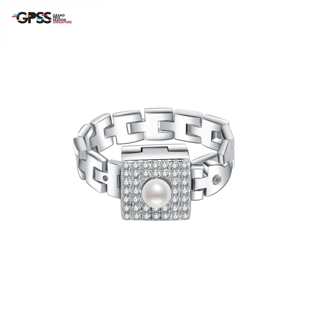 Grand Prix Season Singapore Formula One Freshwater Pearl Ring WR00144 | New Yorker