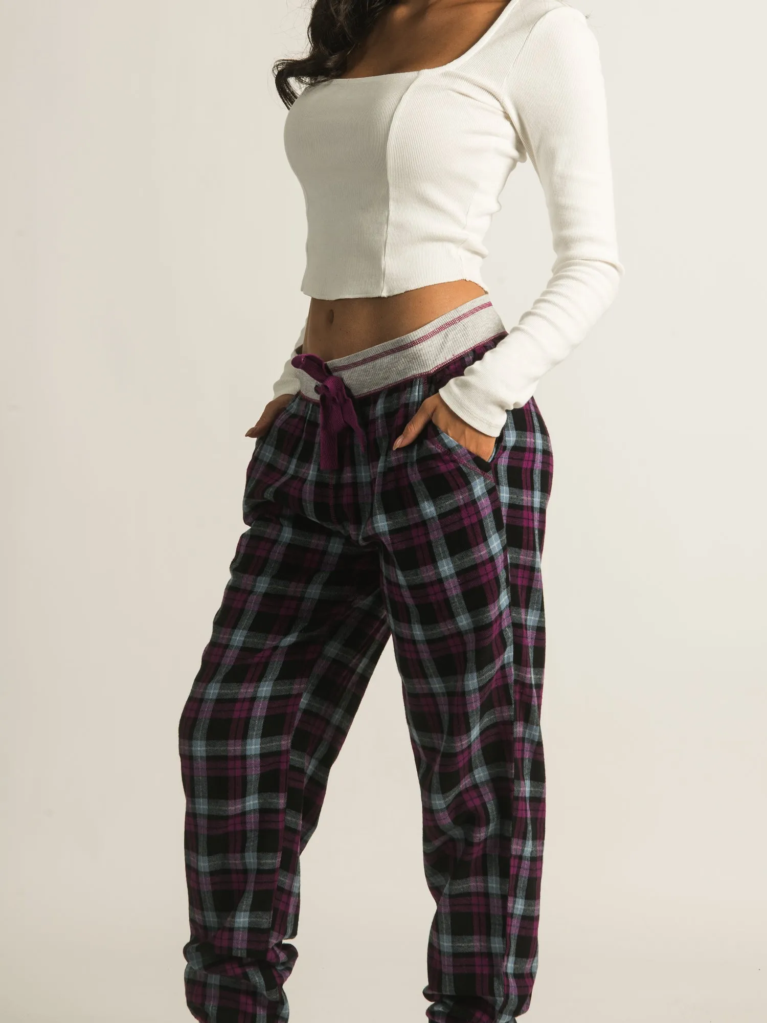 HARLOW KYLIE FLANNEL PANTS - CLEARANCE