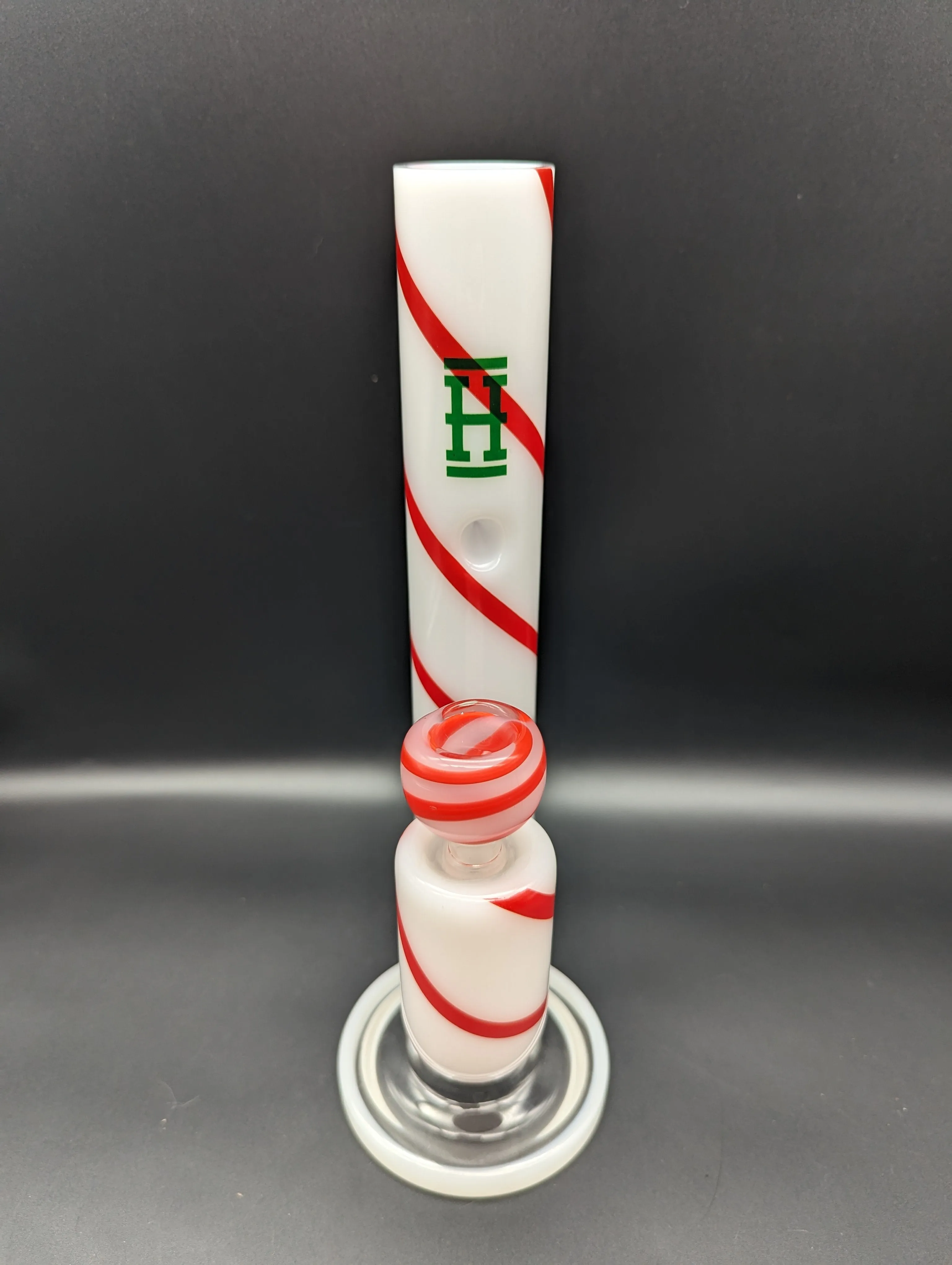 Hemper XL Candy Cane Water Pipe 10.5