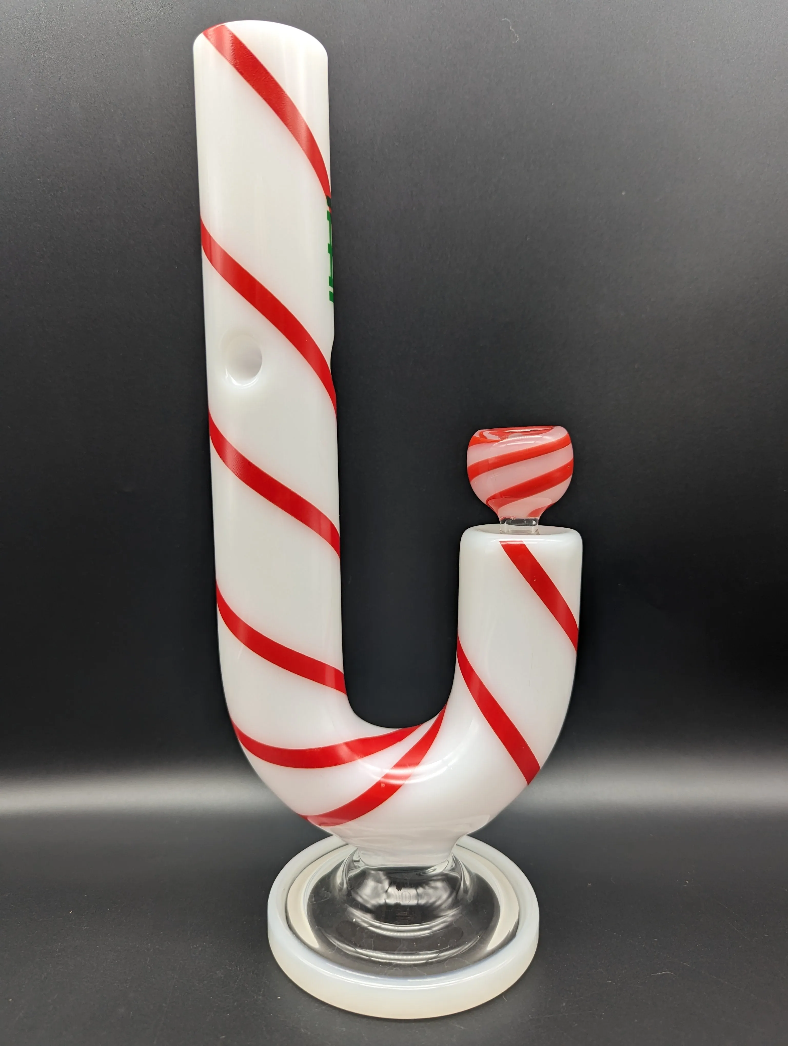 Hemper XL Candy Cane Water Pipe 10.5