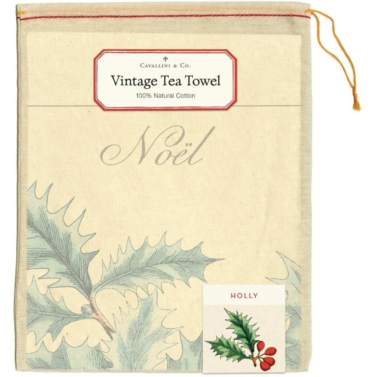 Holly Tea Towel