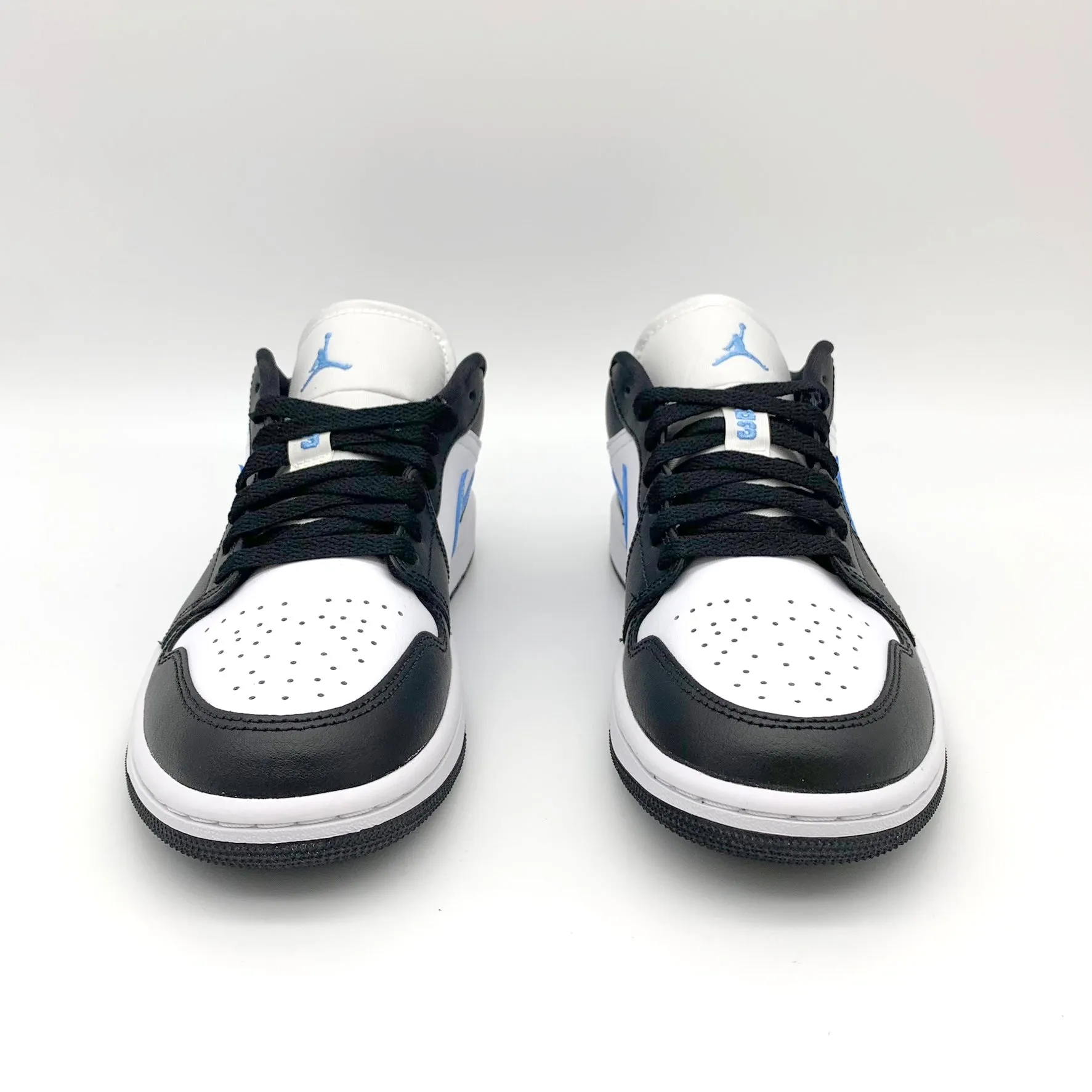 Jordan 1 Low Black University Blue White