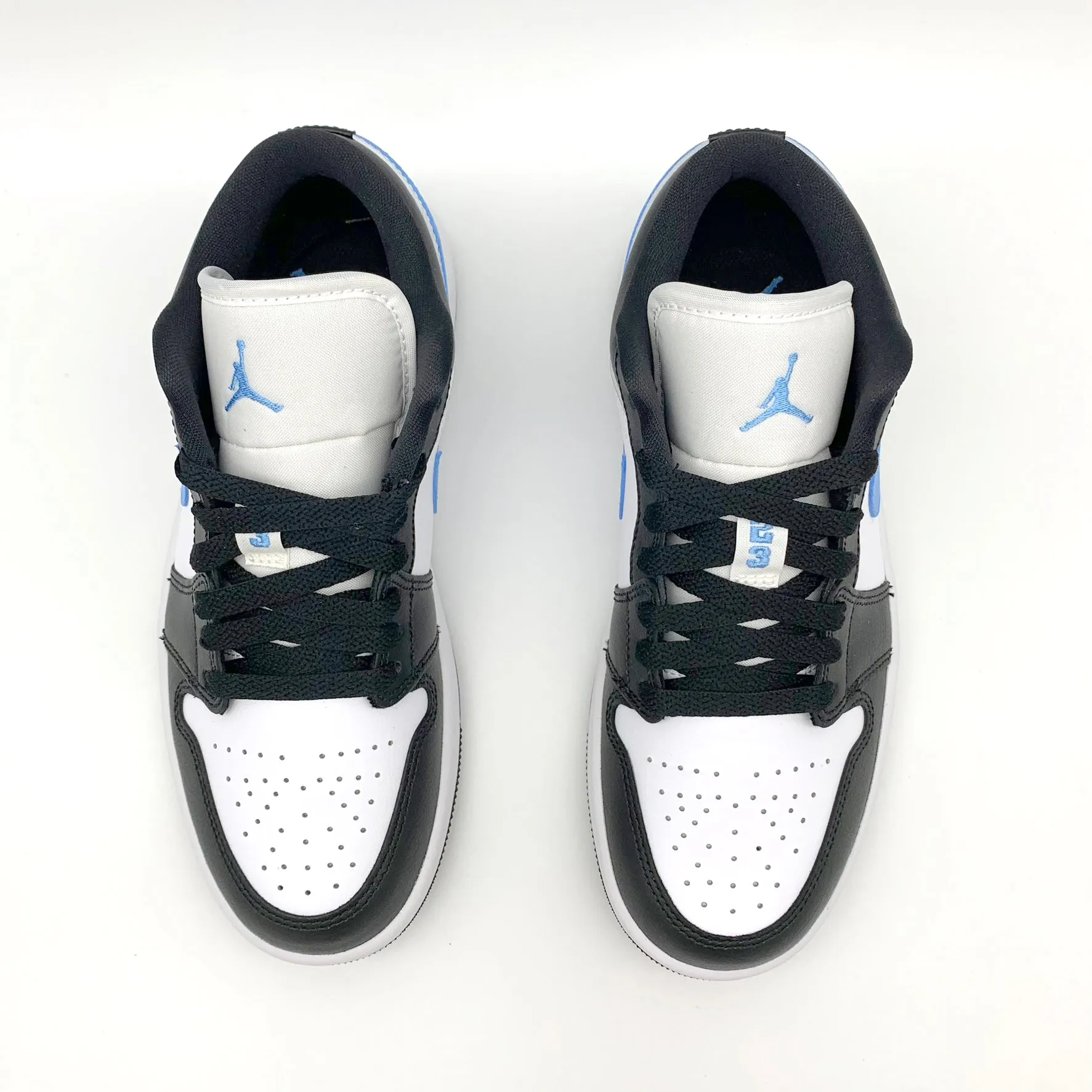 Jordan 1 Low Black University Blue White