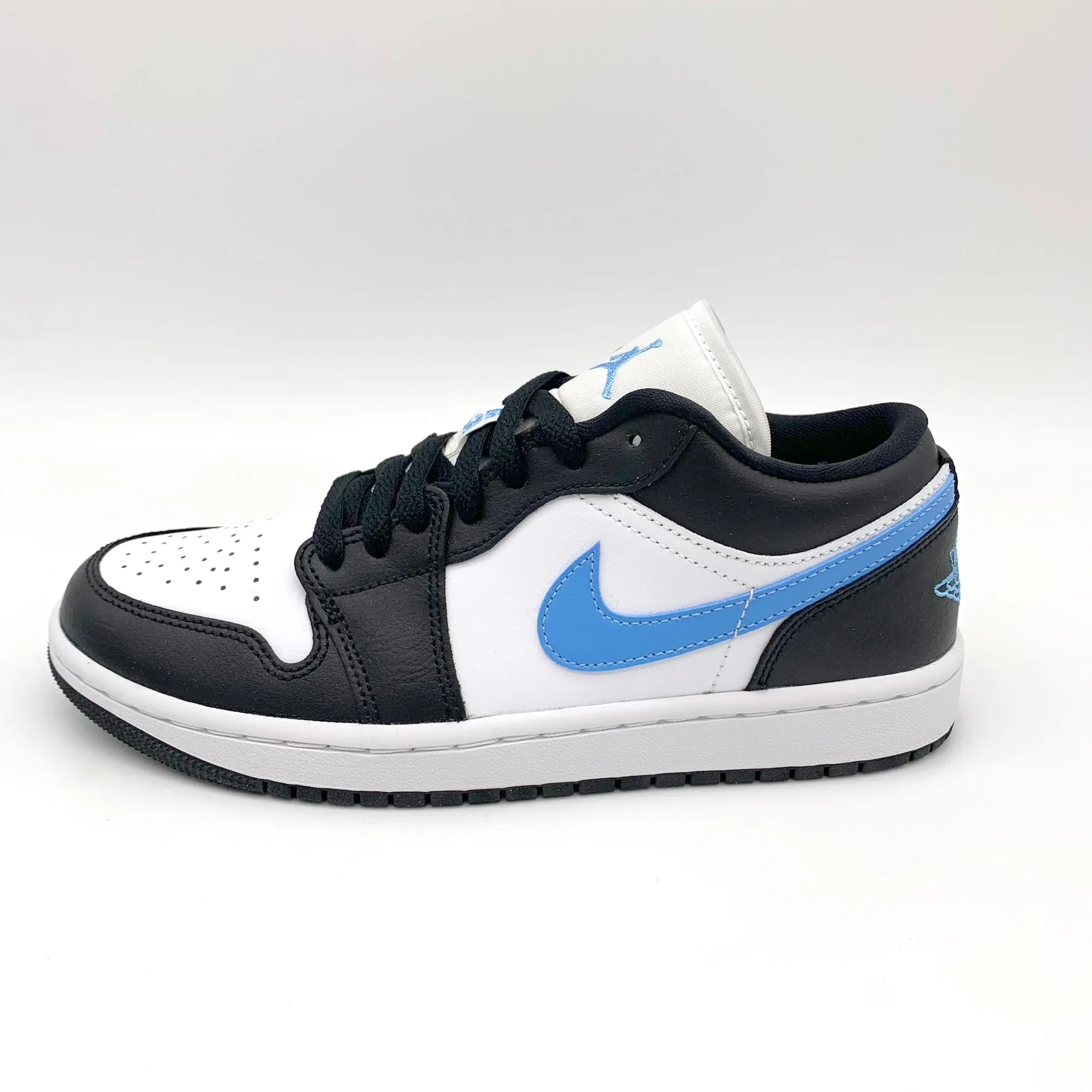 Jordan 1 Low Black University Blue White