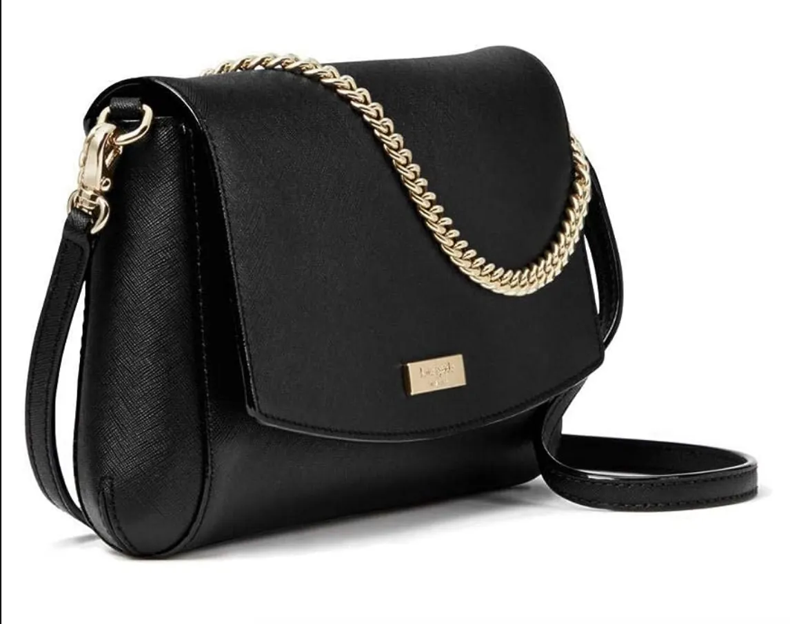 Kate Spade Black 'Greer Laurel Way' Black Crossbody Bag | Brand New |