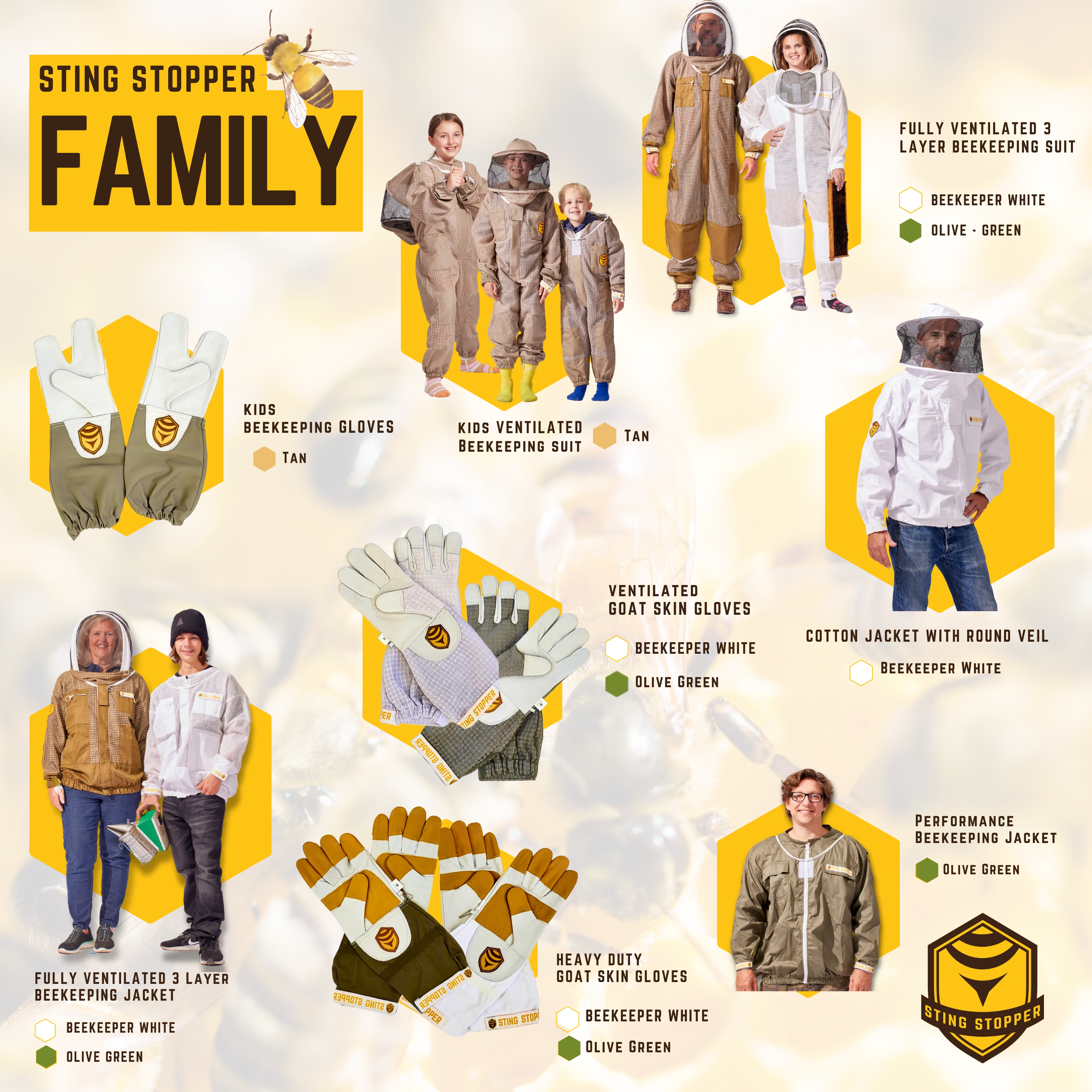 Kids Beekeeping Gloves