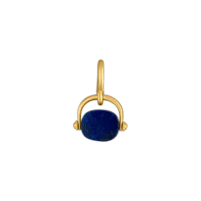 Lapis Baby Intaglio Unda Spinning Pendant