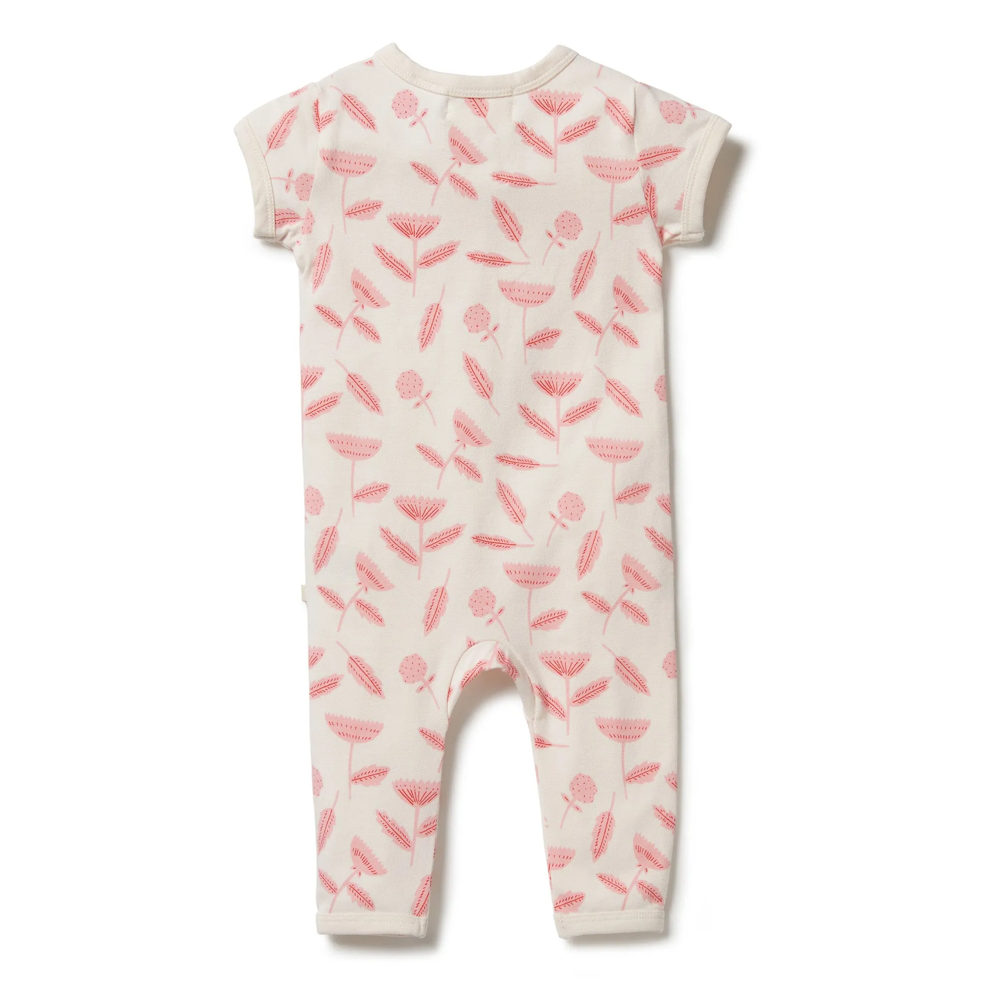 *Last Size* Wilson & Frenchy Organic Zipsuit - Billie Fleur - Newborn