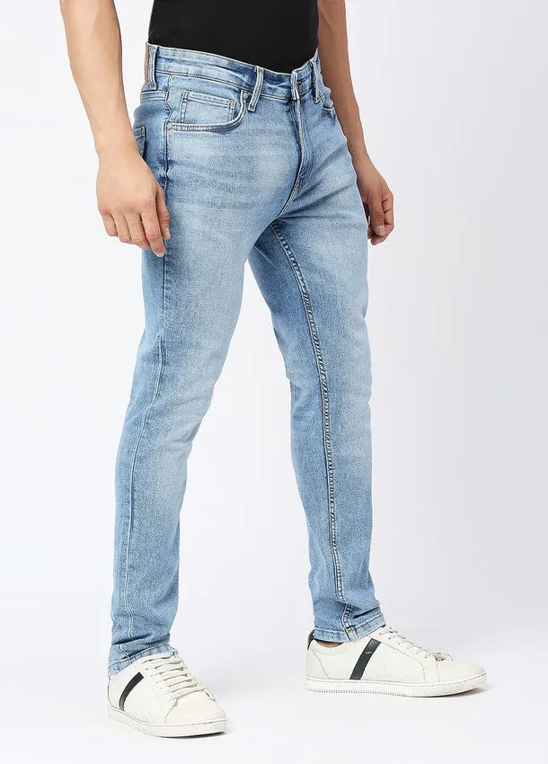 Light Blue Cruz Skinny Fit Basic Jeans