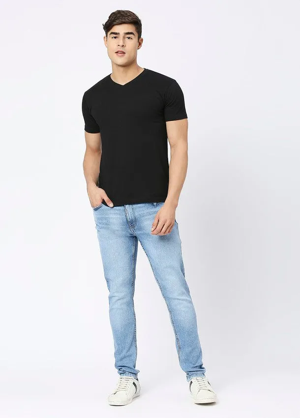 Light Blue Cruz Skinny Fit Basic Jeans