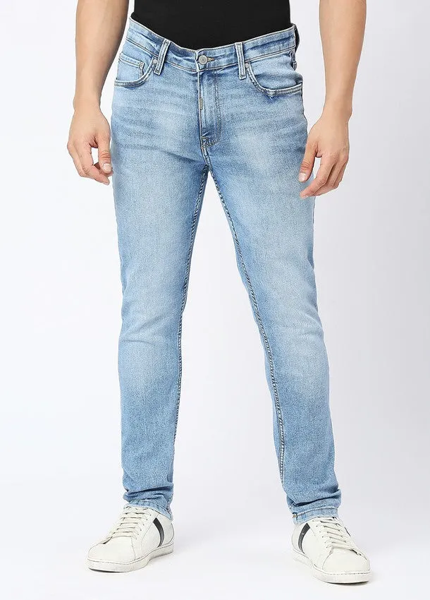 Light Blue Cruz Skinny Fit Basic Jeans