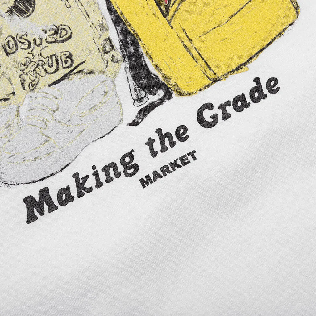 Making the Grade Bear T-Shirt - White