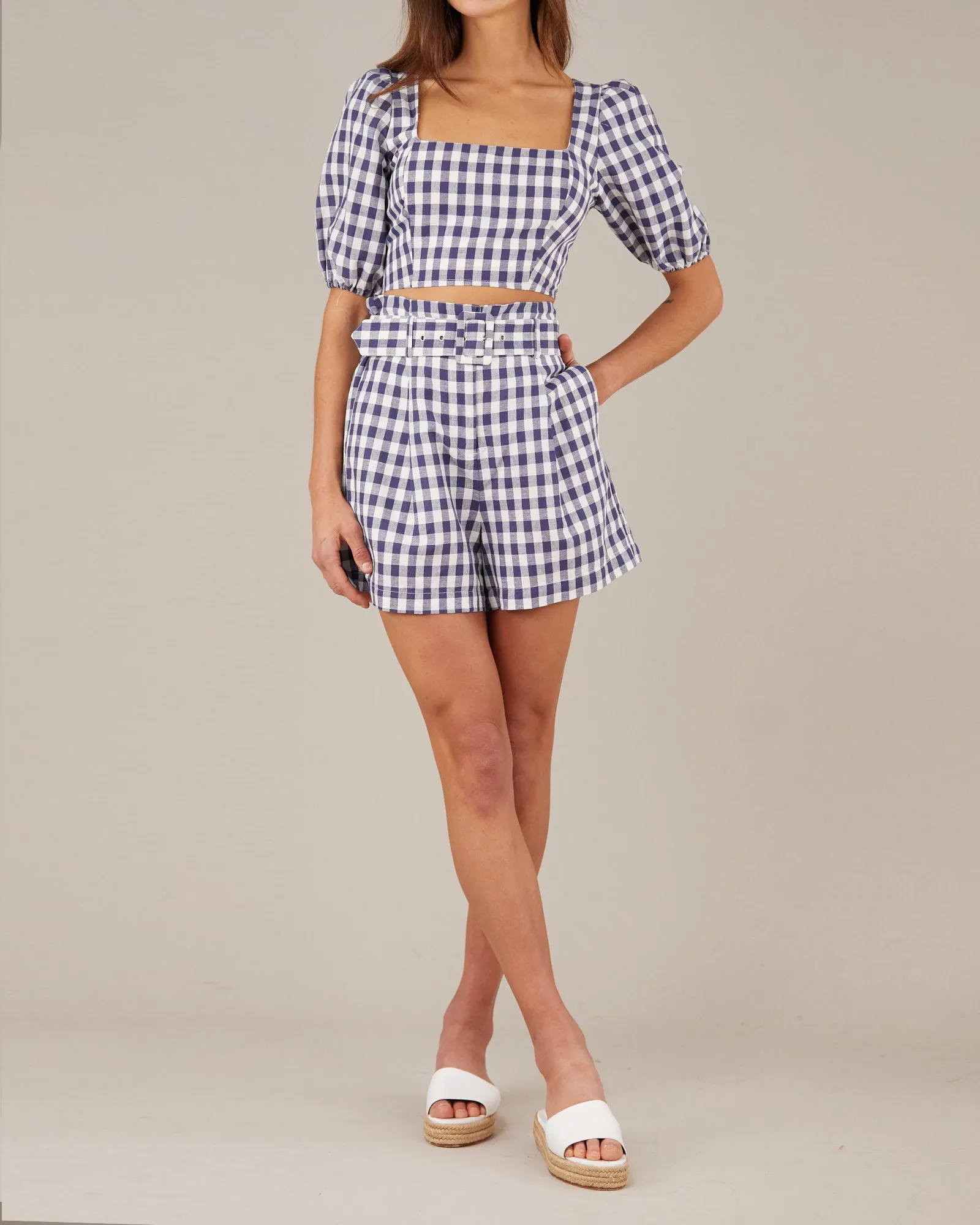 Mallee Gingham Short