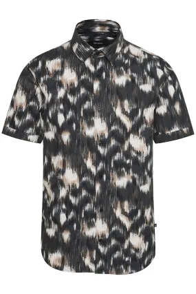 Matinique Motion Blur Print Shirt Black