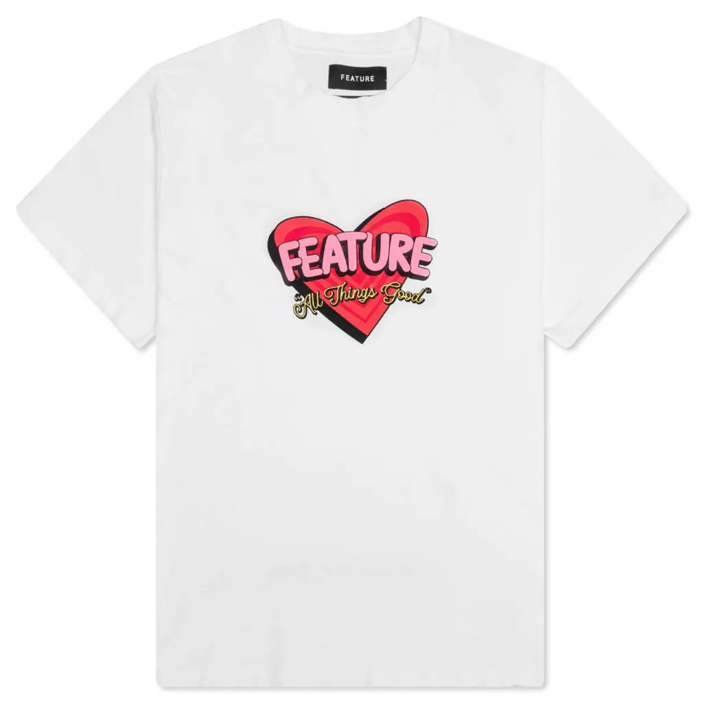 Merry Melodies of Love Tee - White