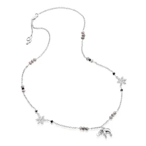 Moonflower Charm Necklace