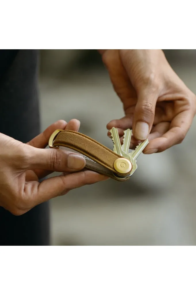 Orbitkey - Waxed Canvas Key Organiser - Golden Sand