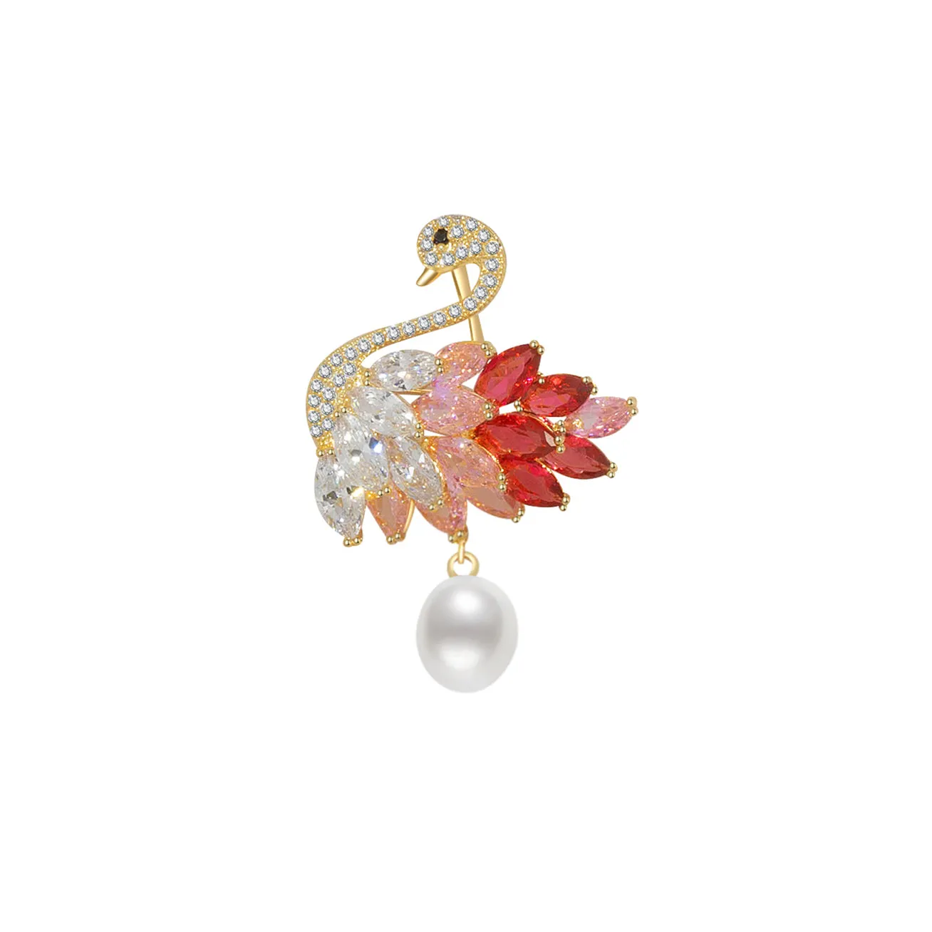 Passion for Life Freshwater Pearl Brooch WC00047