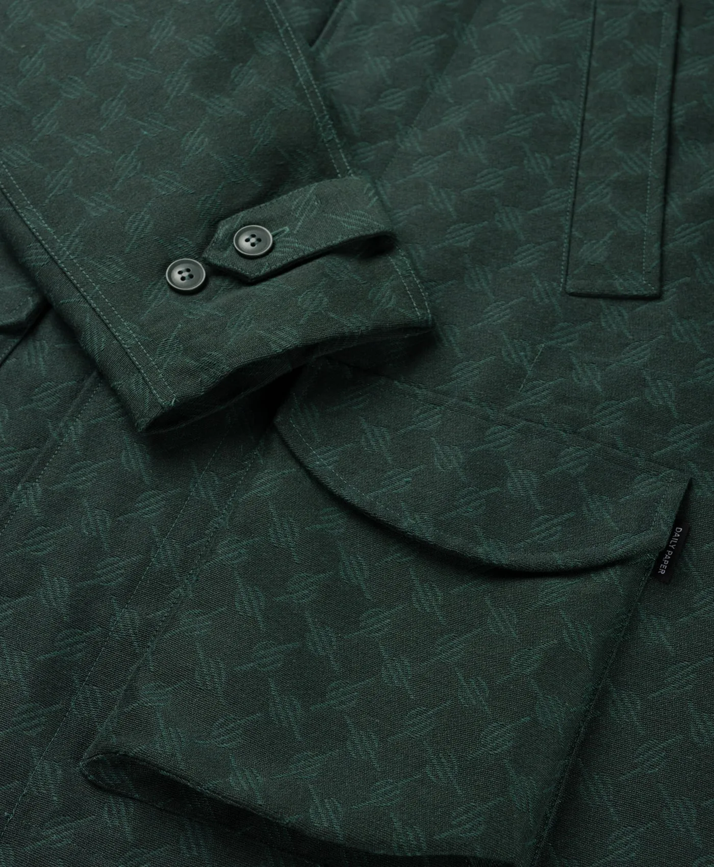 Pine Green Imani Monogram Jacket