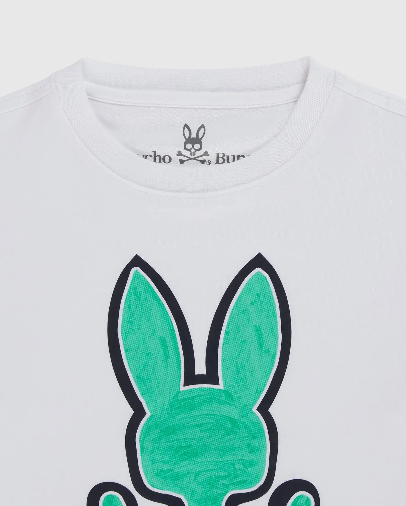 Psycho Bunny Bennett Graphic Tee in White