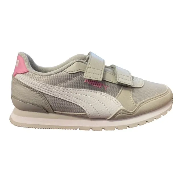 Puma girl's sneakers shoe with tear SR Runner Mesh 385511 03 violet white pink