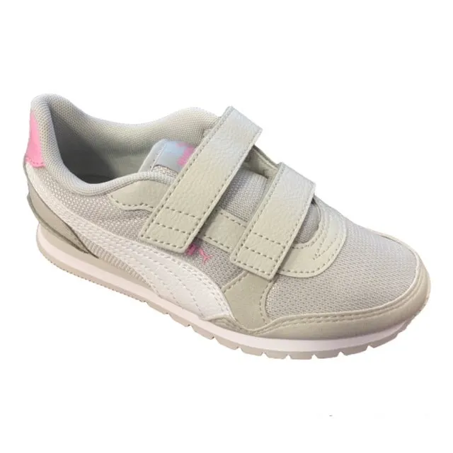 Puma girl's sneakers shoe with tear SR Runner Mesh 385511 03 violet white pink