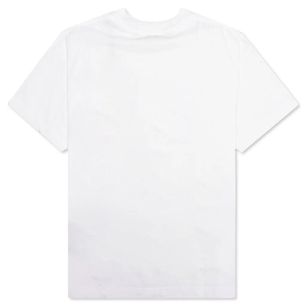 Rhinestonesprayed Classic Tee - White/Black