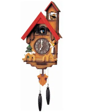 Rhythm Oswald Cuckoo Clock - Black Forest - Music Box - Pendulum