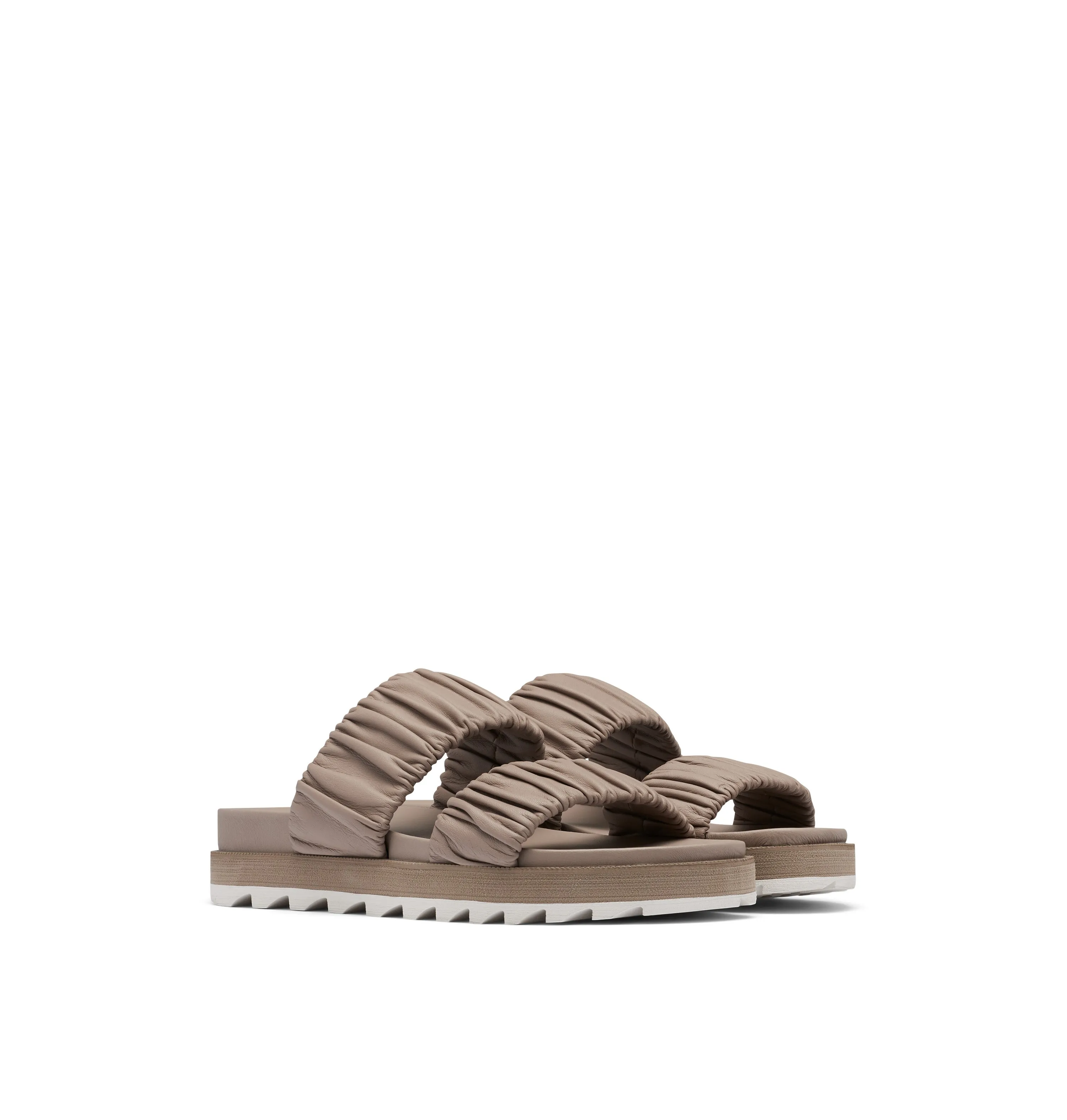 Roaming Women's Two Strap Slide Sandal - Omega Taupe/Chalk