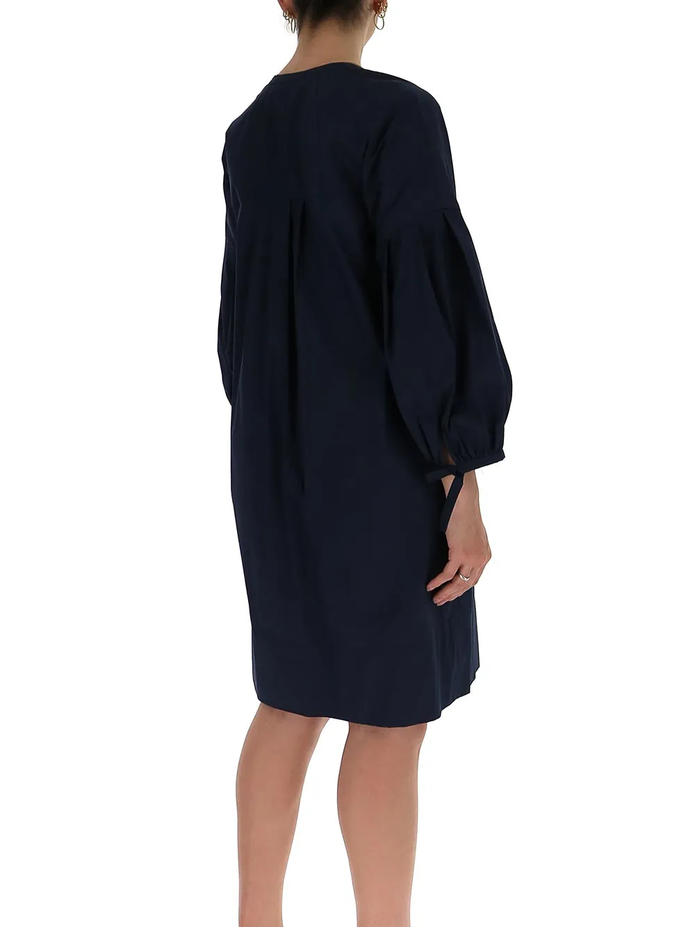 'S Max Mara Poplin Puff Sleeve Dress