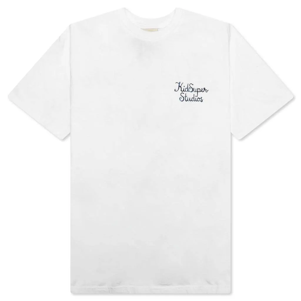 Script Logo Tee - White