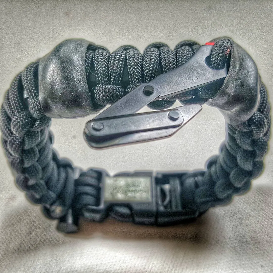 SERE Sidekick- Tactical Survival Paracord Bracelet to Evade, Resist & Escape.