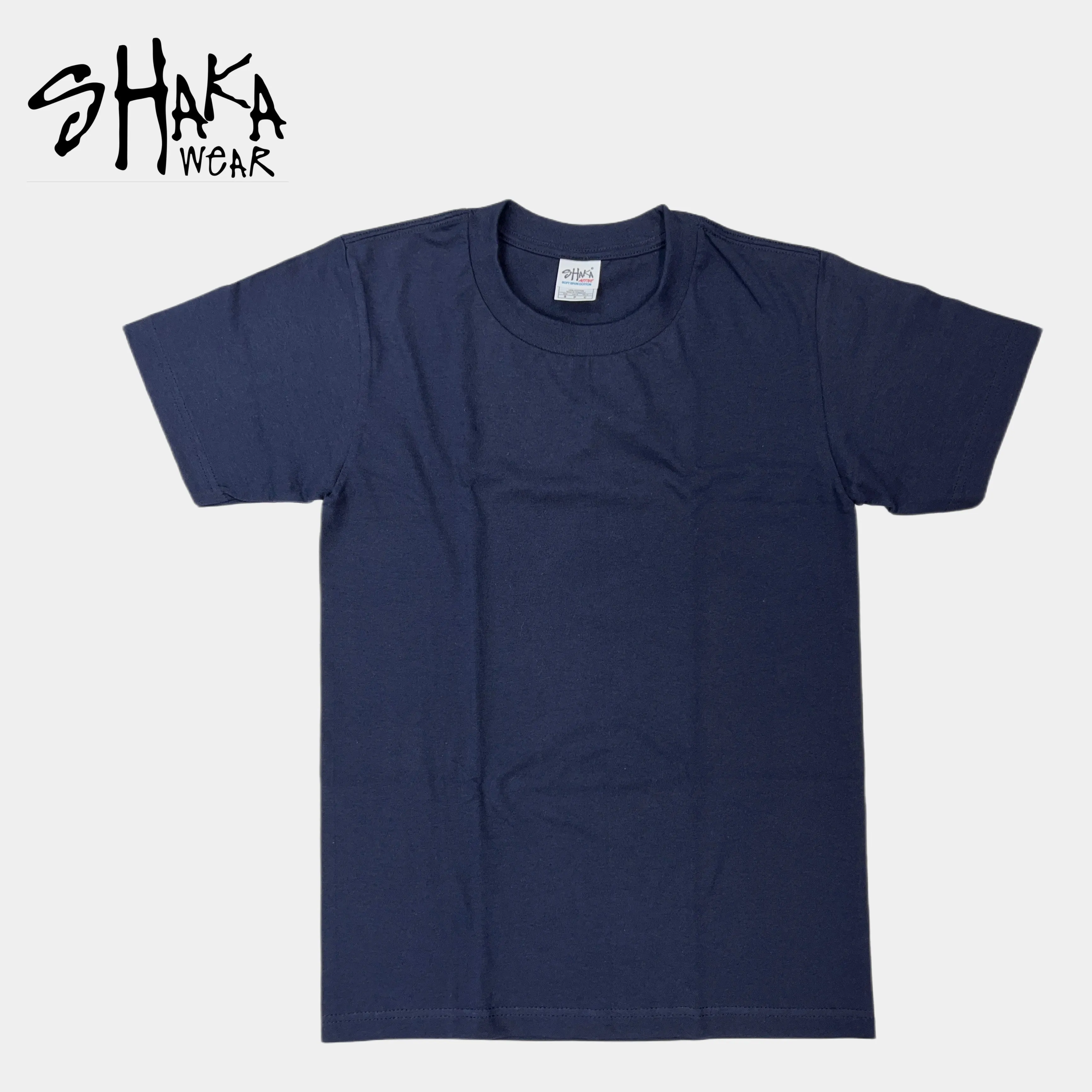 Shaka Wear 6.0 oz Active Short Sleeve T-Shirt (Brown/Charcoal Grey/Heather Grey/Khaki/Navy)