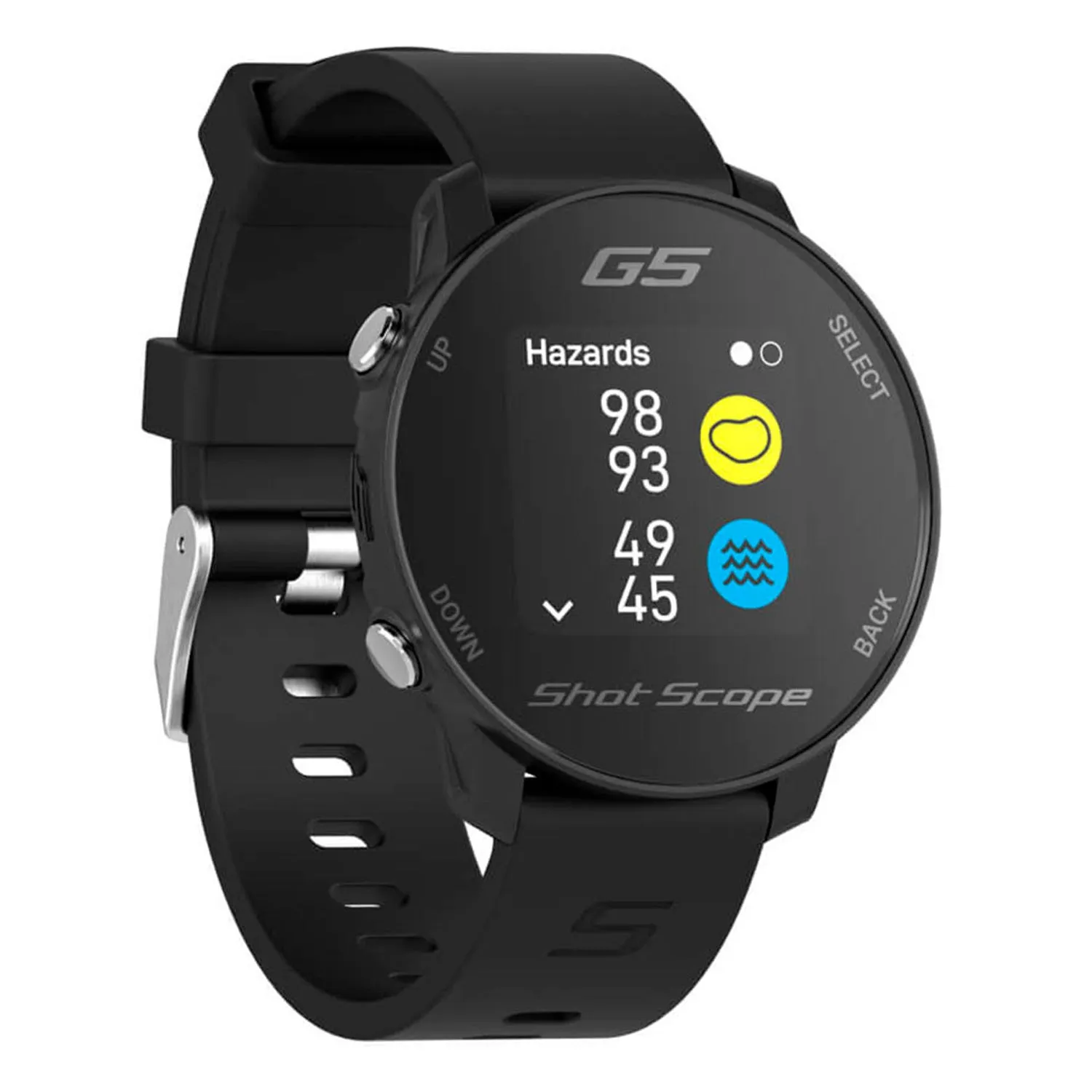 Shot Scope G5 GPS Golf Watch - Black