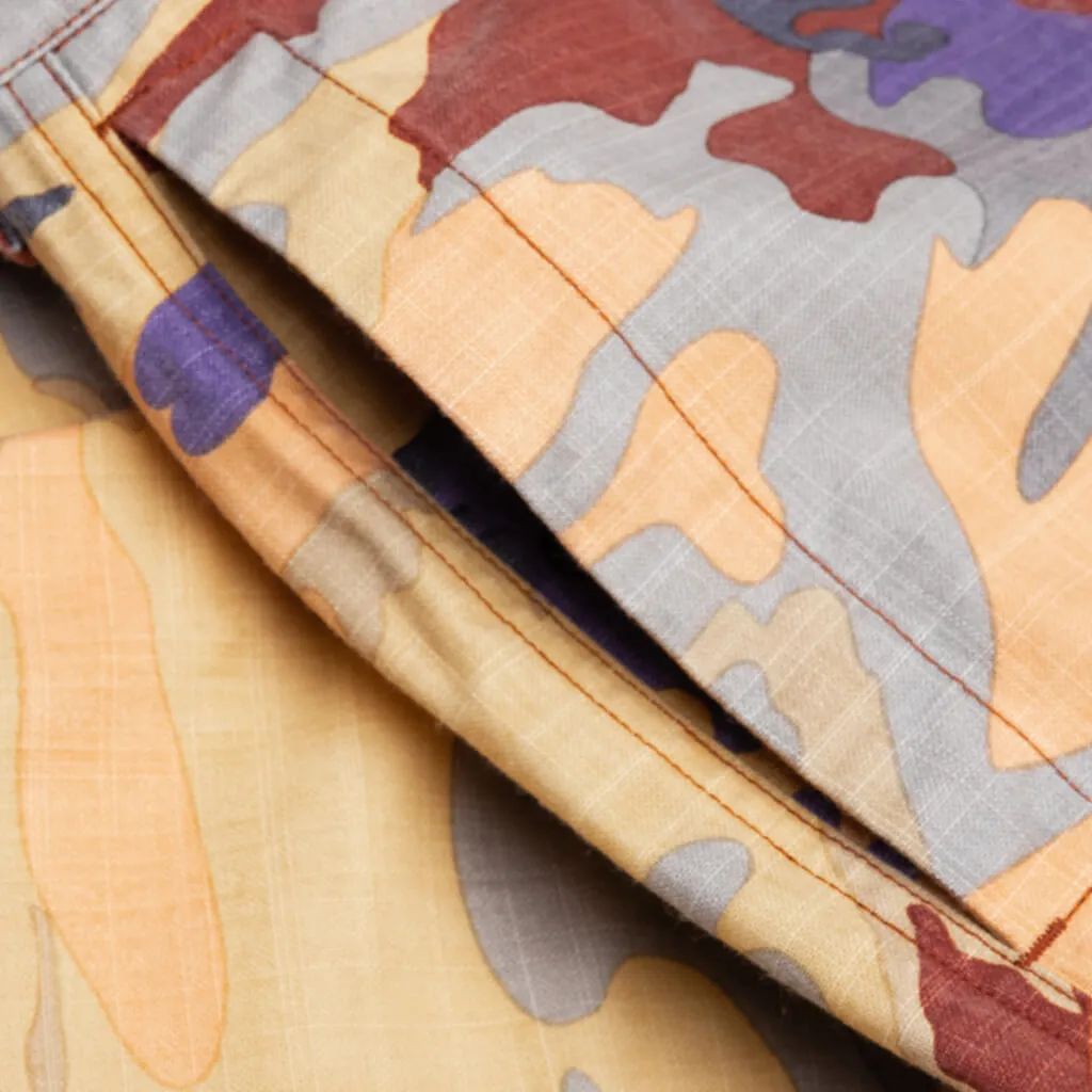 S.I. Heritage Camo Ripstop Nylon Trousers - Orange