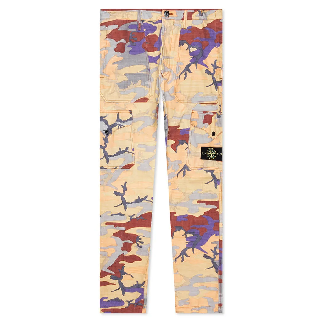 S.I. Heritage Camo Ripstop Nylon Trousers - Orange