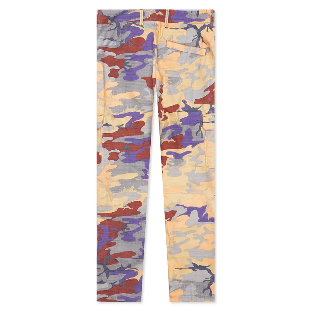 S.I. Heritage Camo Ripstop Nylon Trousers - Orange