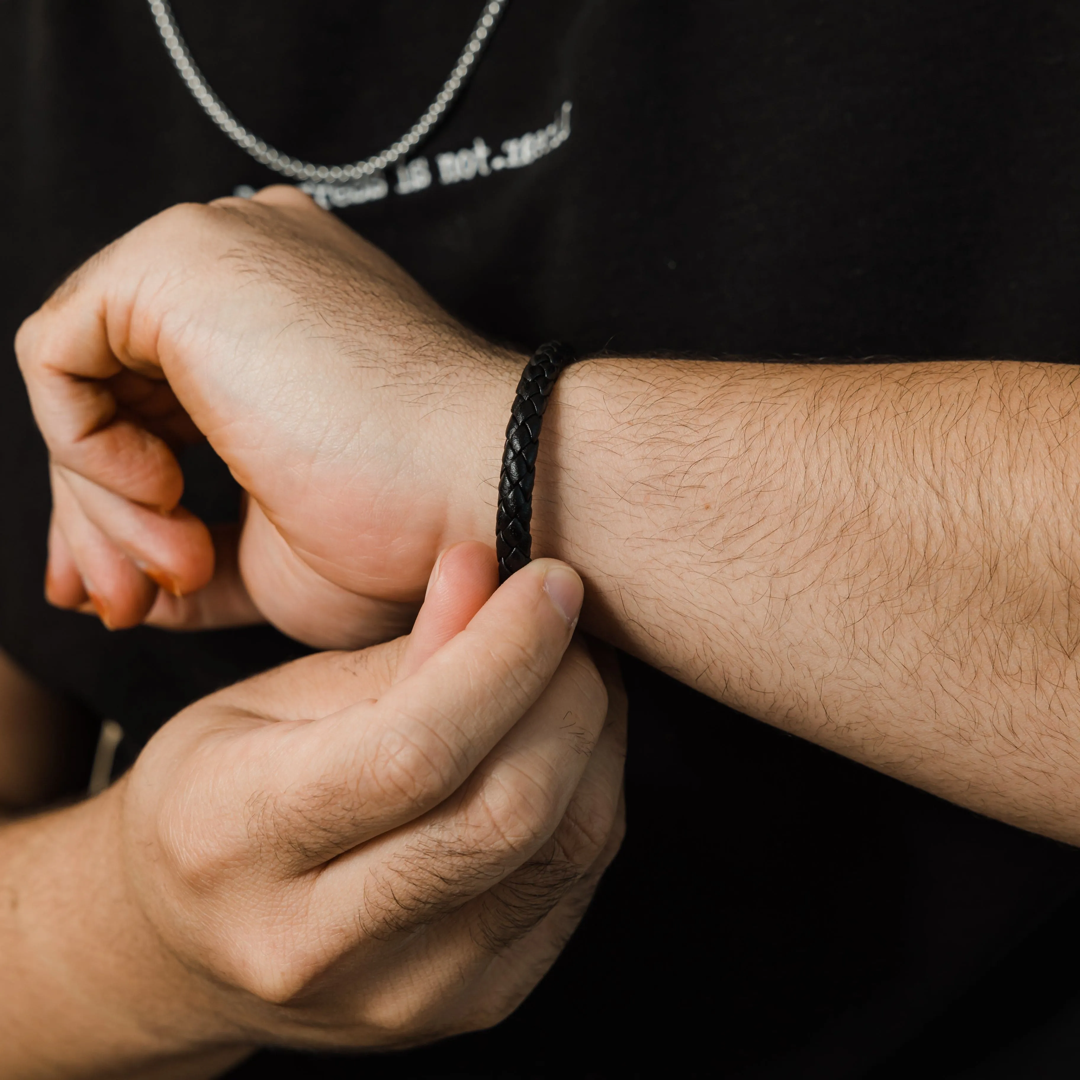 Single Leather Bracelet | Men