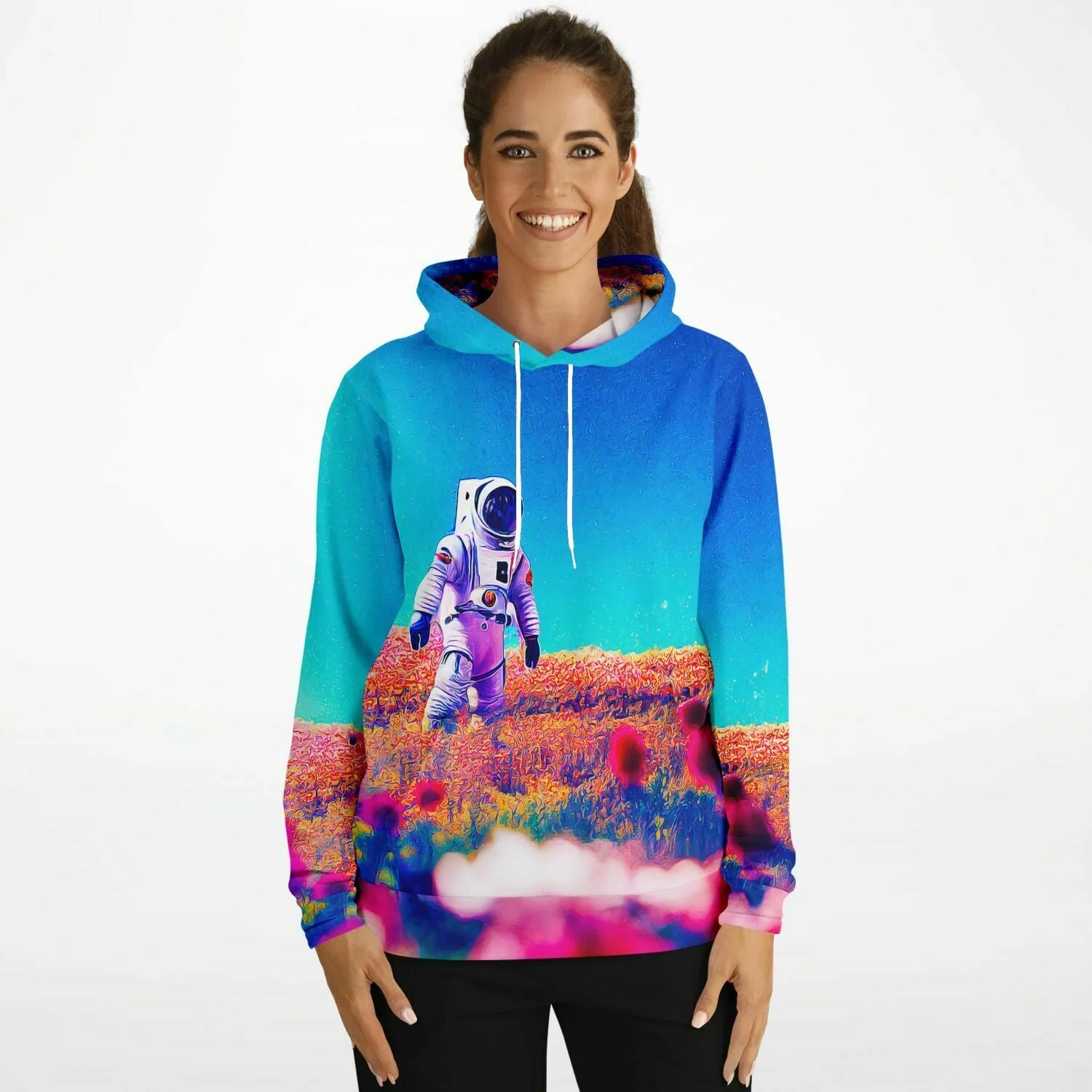 Space Flower Walk Hoodie