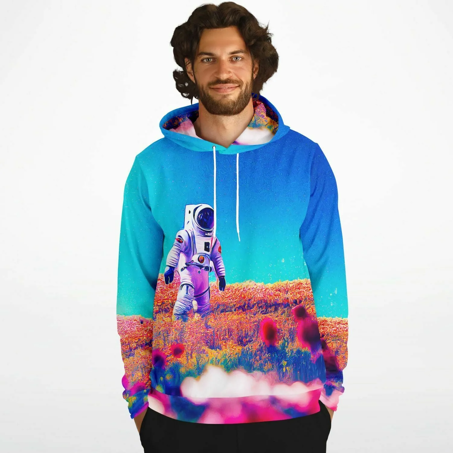 Space Flower Walk Hoodie