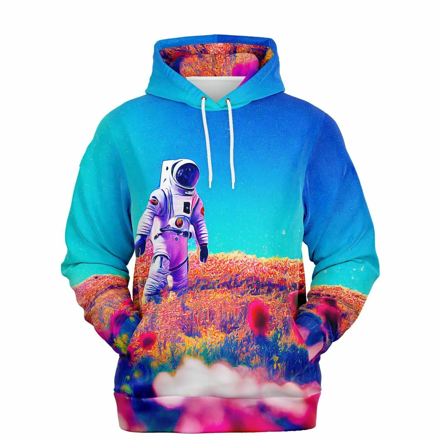 Space Flower Walk Hoodie