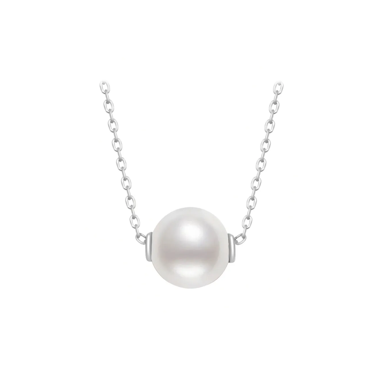 Sterling Silver Interchangeable Freshwater Pearl Necklace WN00464 | Possibilities