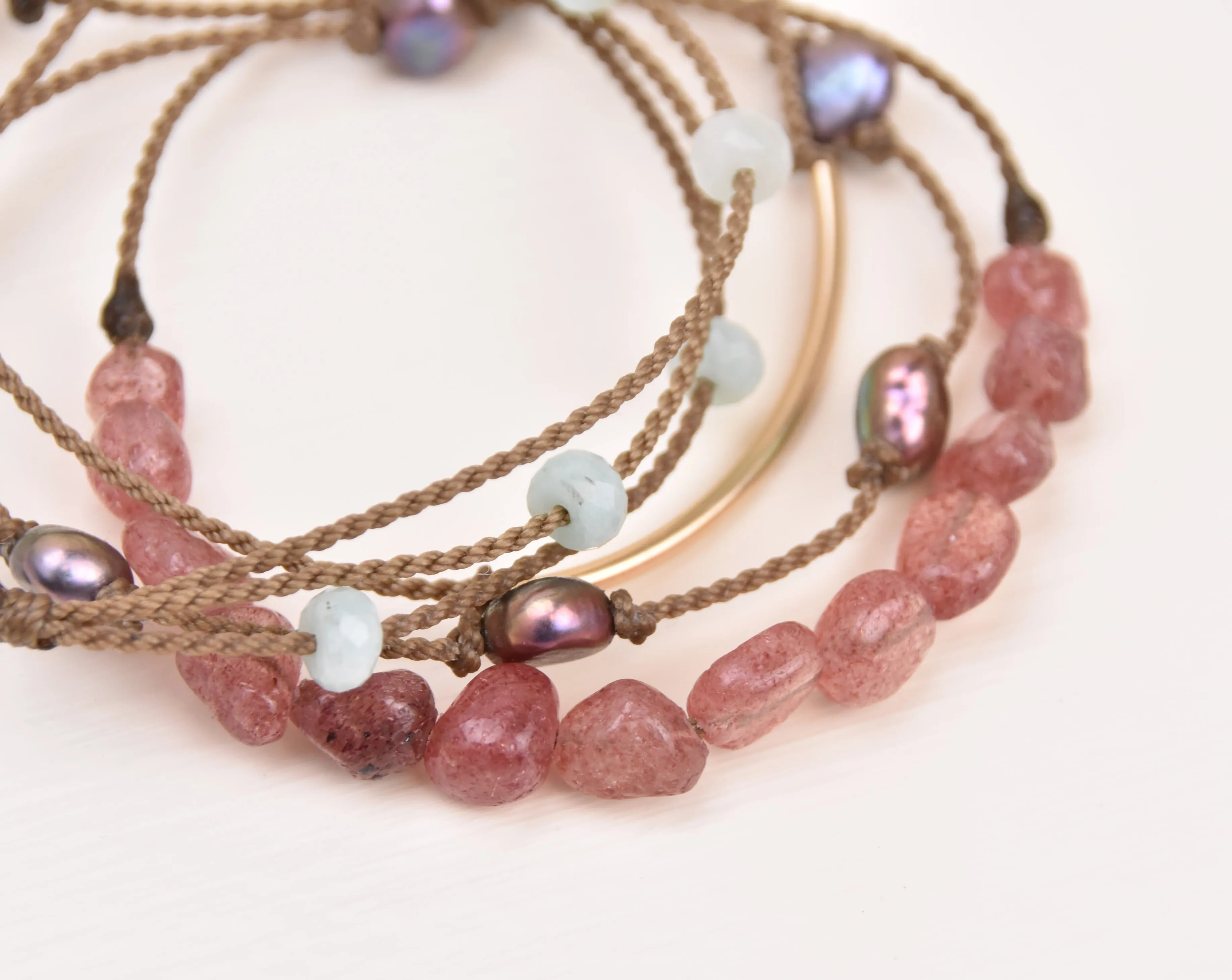 Strawberry Patch - Bracelet Stack (15% off)