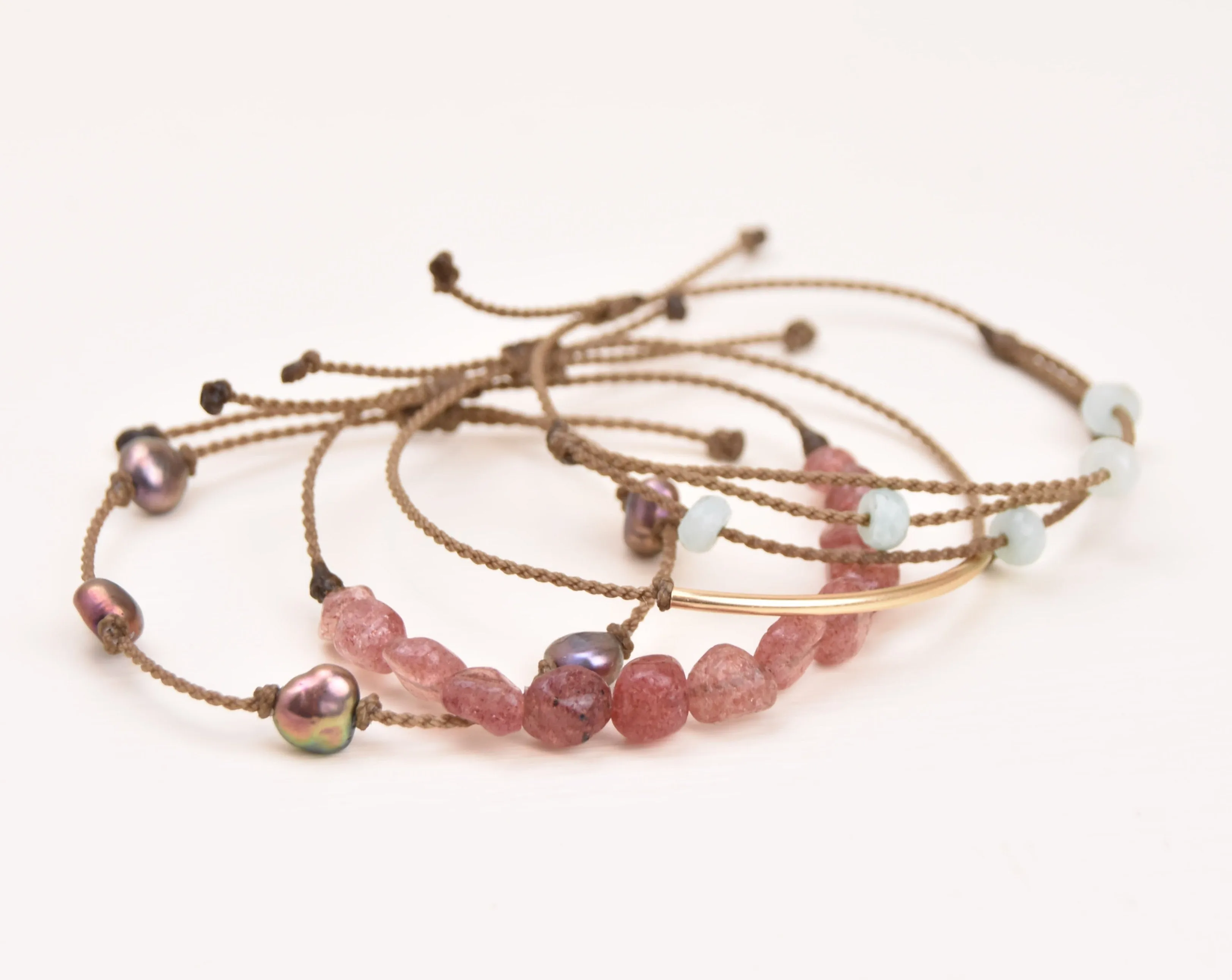 Strawberry Patch - Bracelet Stack (15% off)