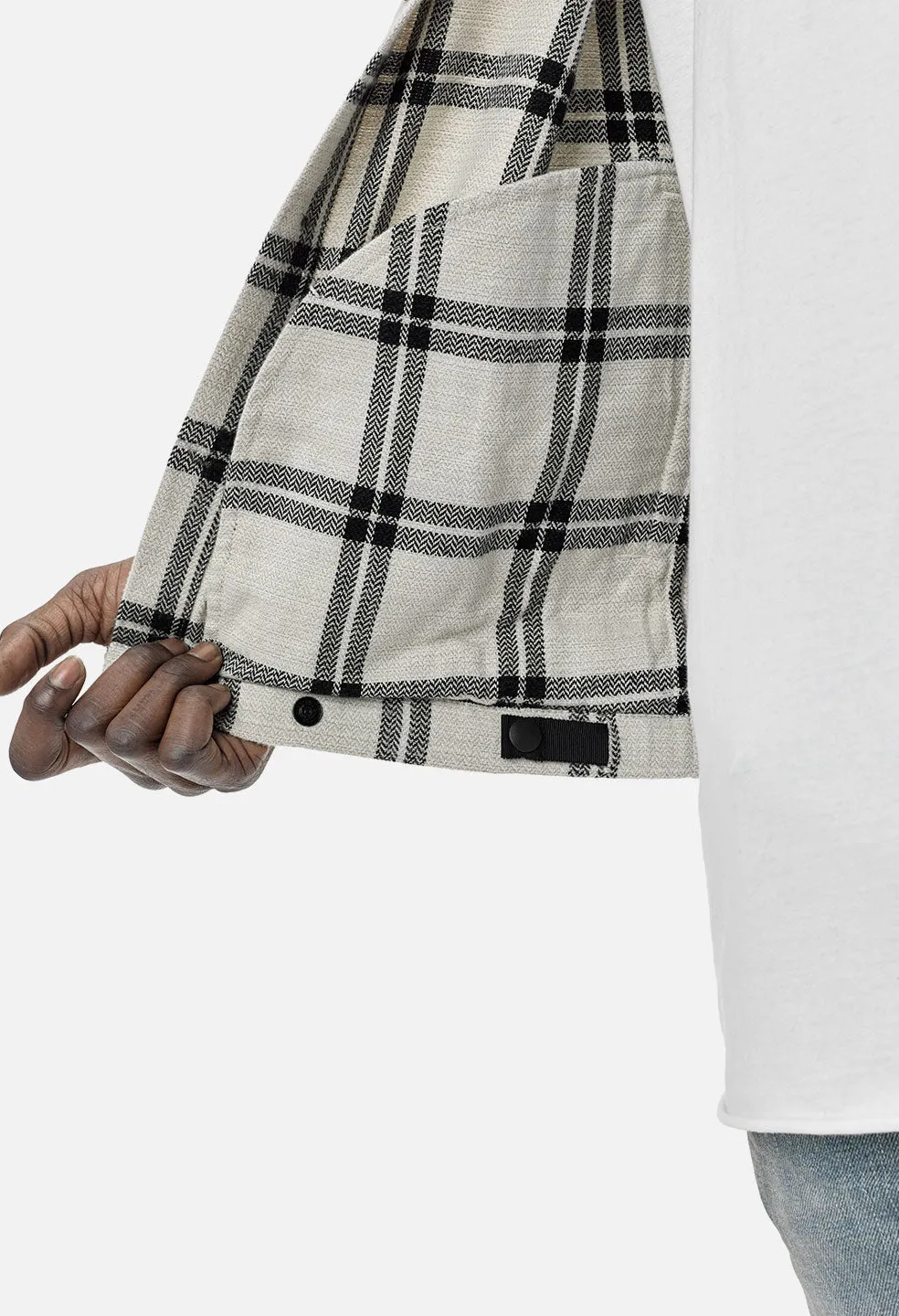 Switch Overshirt / Bone Plaid