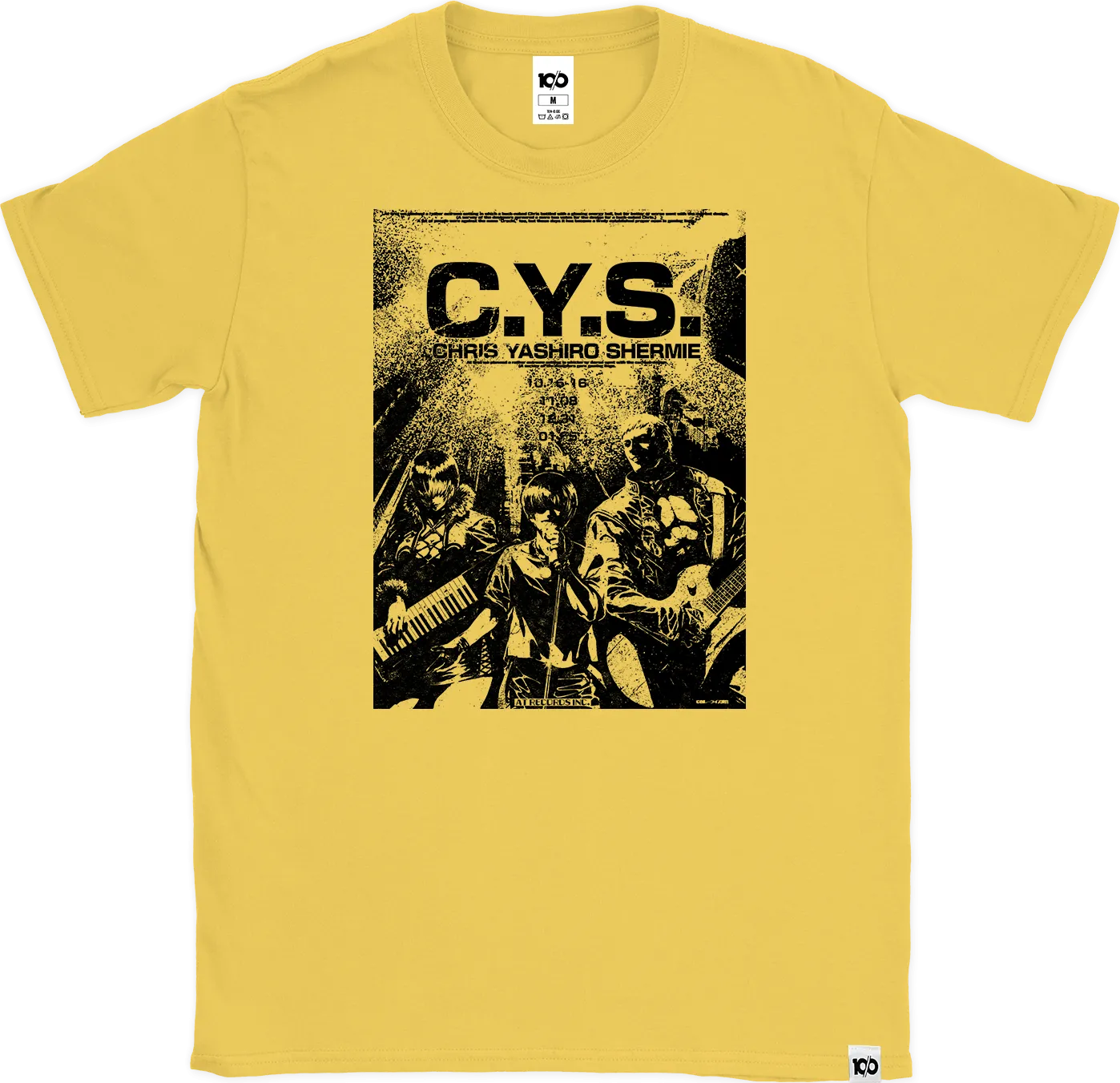 THE KING OF FIGHTERS - 'Team C.Y.S. Flyer' T-Shirt - Yellow