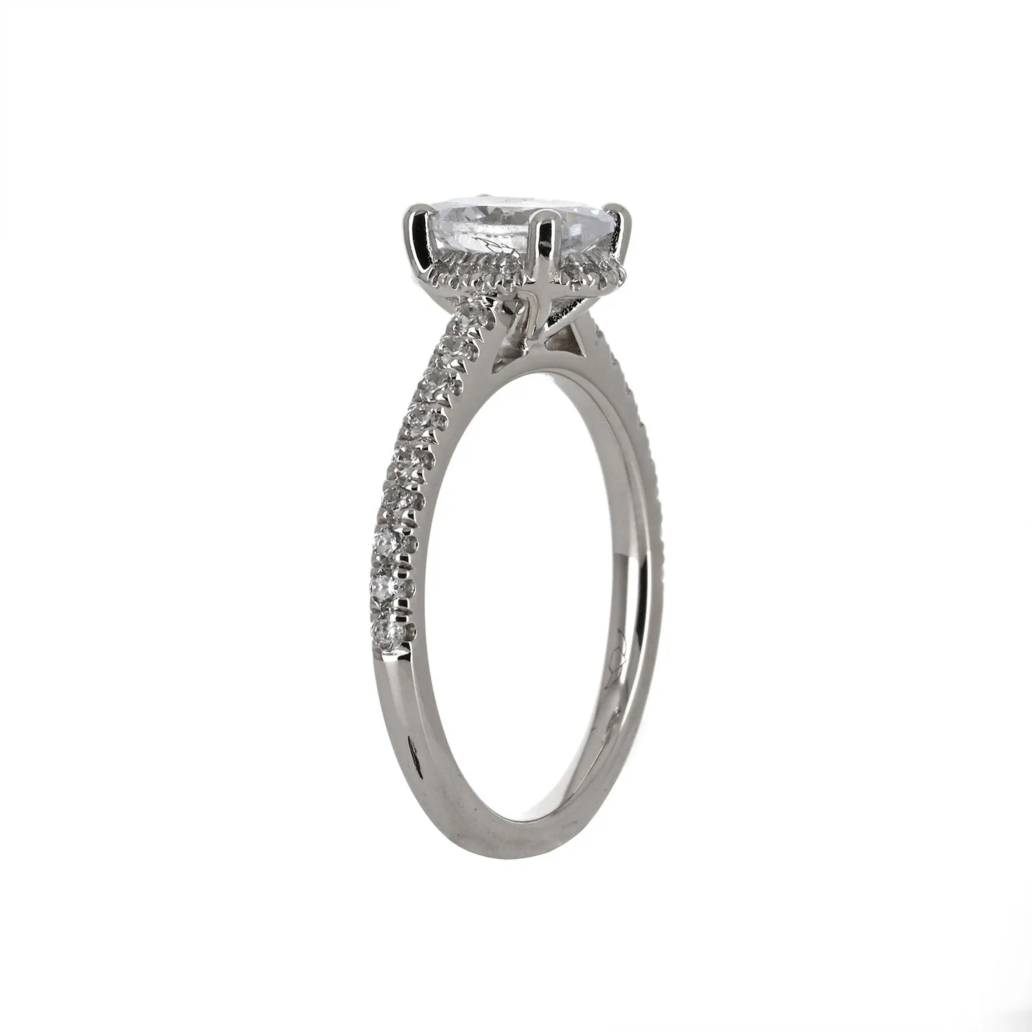 The Pavé Halo | Oval